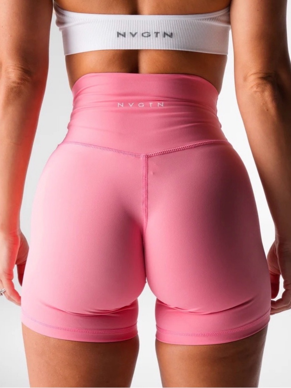 NVGTN Signature 2.0 Gym Shorts in
Blossom Pink Medium (6/8)